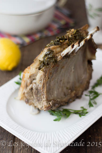 recette de carré d'agneau 