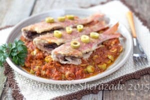 Recette de rouget à la sauce provençale