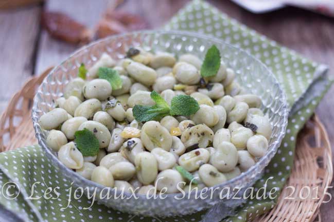 salade de fèves vertes 