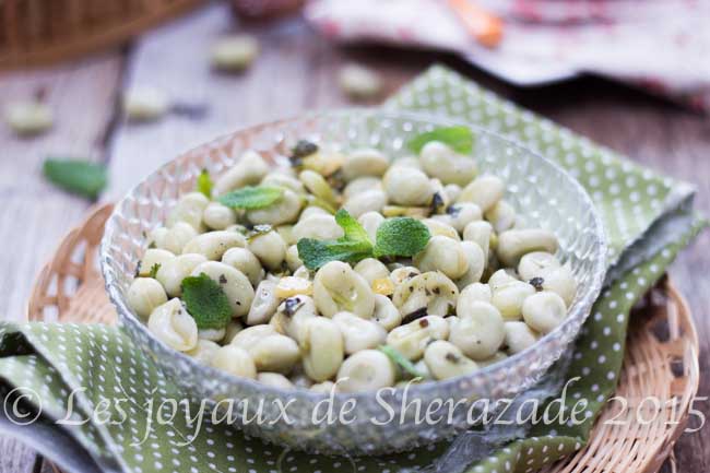 salade de fèves fraiches 