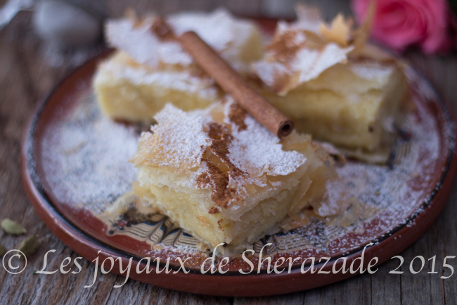 dessert à la pâte phyllo 