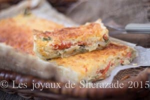 quiche aux poireaux et saumon