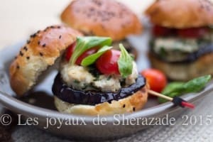 mini burguer au poulet