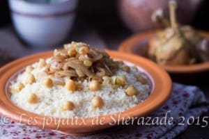 couscous au poulet ay raisins secs de tlemcen