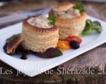 vol au vent poulet et champignons