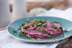 purée de bettrave froide