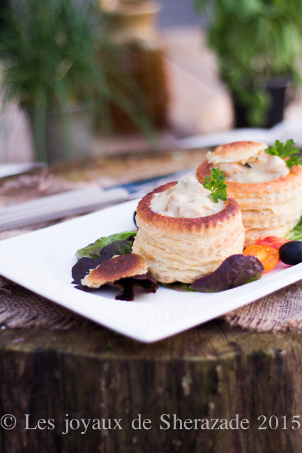 recette de vol au vent au poulet 