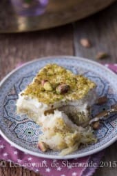 recette facile au kataif pistache
