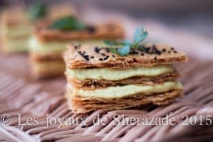 millefeuille salée au poulet