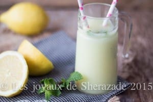 citronnade maison à la menthe