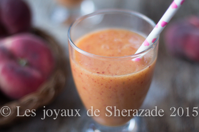 smoothie de pêches 