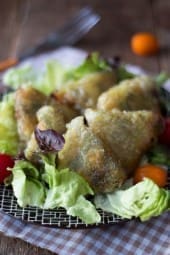 samoussas au poulet sans gluten