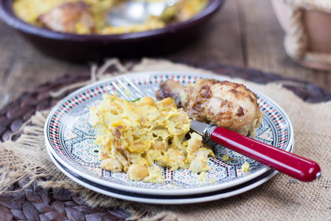 tajine de poulet pois chiches 