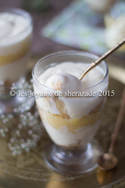tiramisu au citron en verrine 