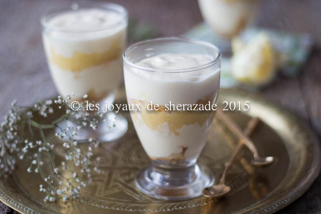 Tiramisu au citron en verrines