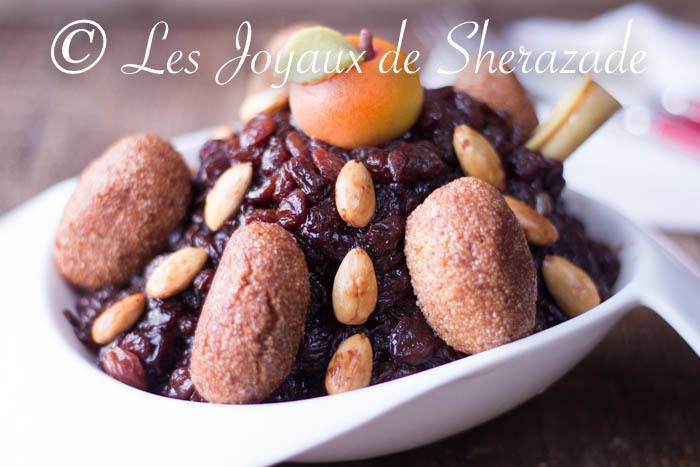 tajine aux raisins secs 
