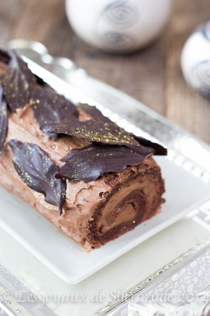 buche au chocolat 