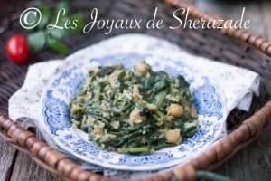 recette aux épinards