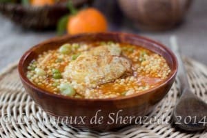 berkoukes au poulet
