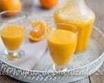 jus d'orange et de carottes