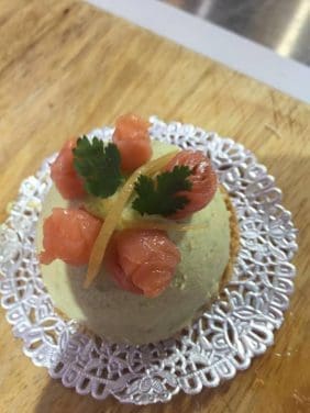 Cheesecake au saumon
