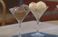 Glace à la pâte à tartiner