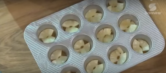 Mini cake ananas