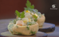 Salade de tartelette aux pommes de terre et à la macédoine