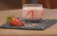 Smoothie au lait de cajou et aux fraises, Lamset Chahrazad
