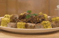 Tajine d’agneau aux petits pois et à la viande hachée farcie, Lamset Chahrazad