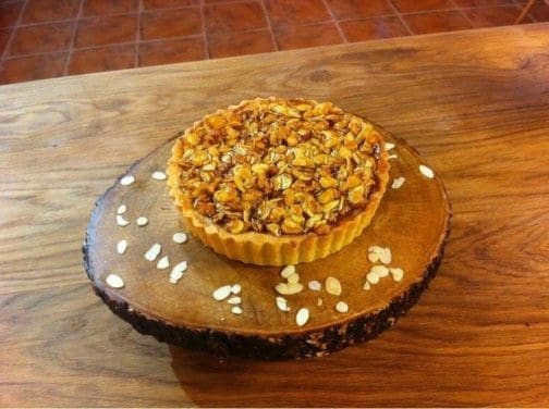 Tarte aux pommes aux amandes caramélisées, Lamset Chahrazad