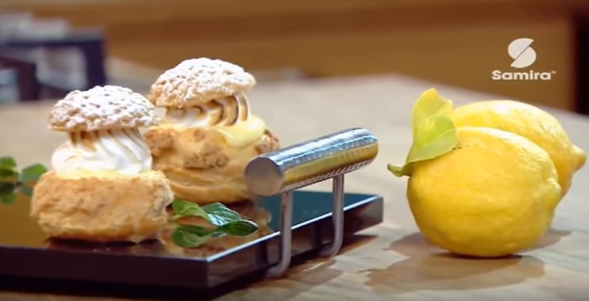 Choux craquelins au citron meringué, Lamset Chahrazad