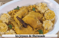 Tajine de poulet aux choux fleurs, Lamset Chahrazad