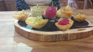 tartelette au houmous