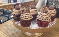 Cupcakes au ferrero rocher et nutella