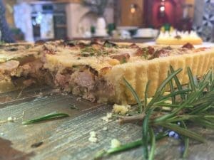 quiche courgettes et poulet