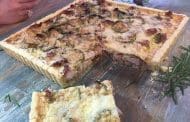 Quiche aux courgettes et poulet
