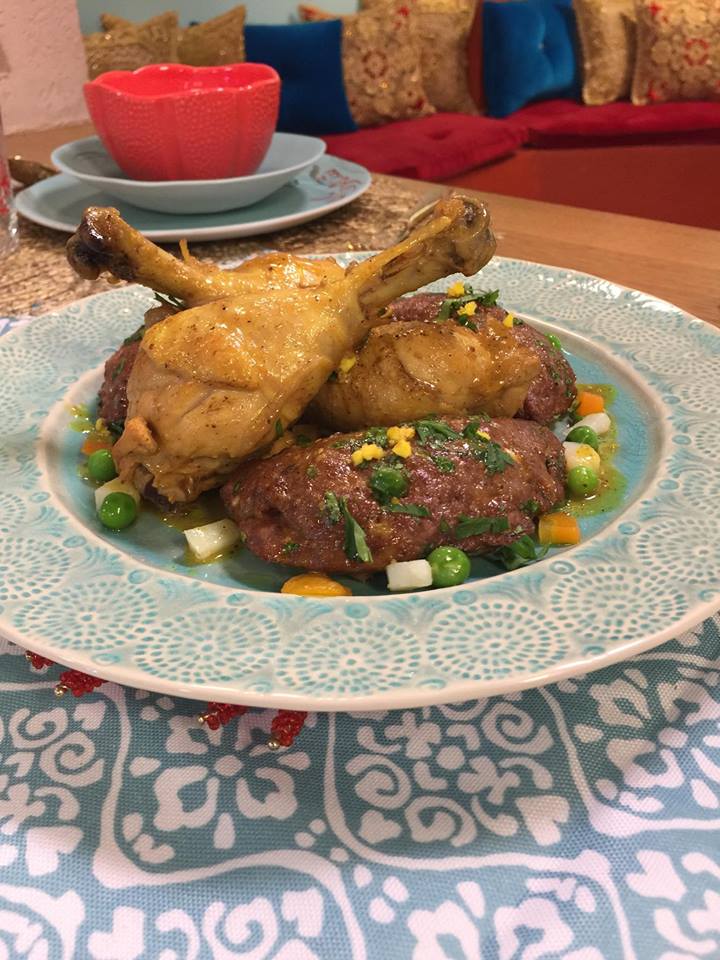 tajine de poulet legumes 
