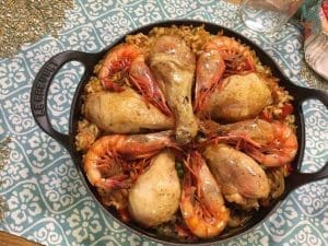 paella au poulet