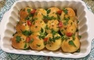 Pain brioché à l'ail et beurre