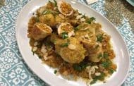 Tajine de poulet ballotins poulet abricots
