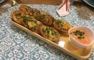 Bouchée salée, madeleine à la macédoine