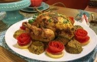 Poulet farci au boulgour épicé en cocotte
