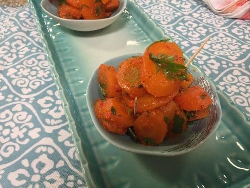salade de carottes cuites 