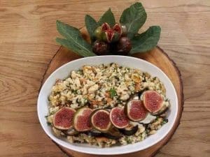 salade de boulgour aubergines
