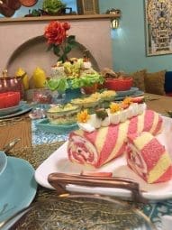 buche glacé à la fraise