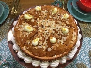 cheesecake façon baklawa