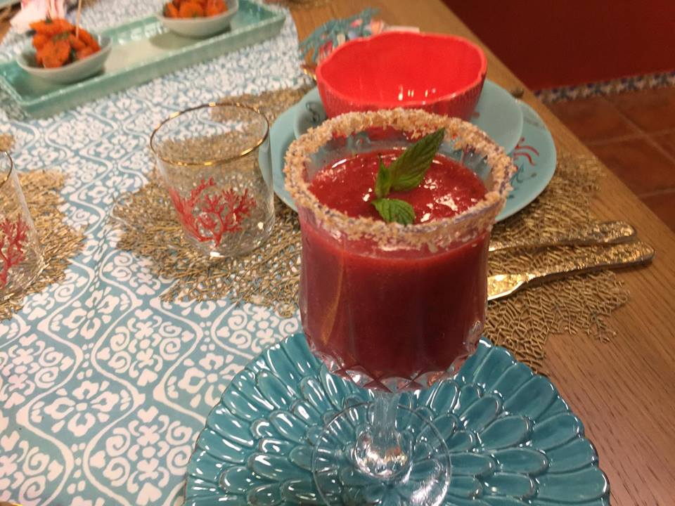 Limonade à la fraise