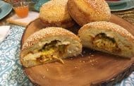 Petit pain farci au poulet