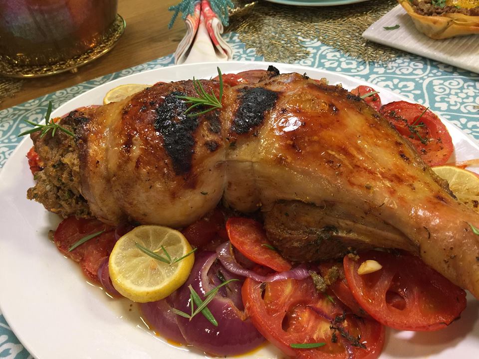 cuisse de dinde farcie